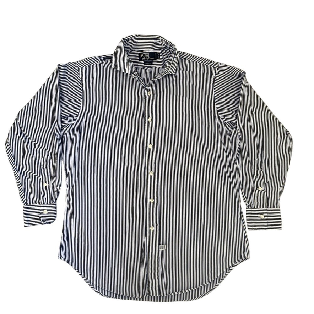 Ralph Lauren Estate Casual Button Down Shirt Business Casual Size 15 1/2 - 32